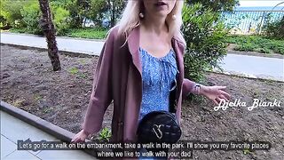 A step mom made her stepson go out and get fucked in public