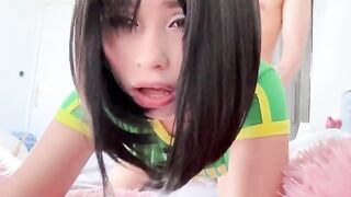 My stepsister is a naughty Brazilian chick who loves to fuck