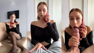 My boyfriend forced me to cheat and talk on the phone