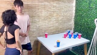 A simple game between stepbrothers ended with a hot sex