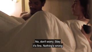 The girl was surprised to see her naked uncle walking around the house