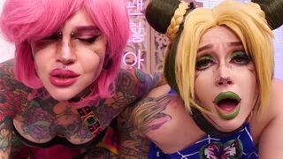 JoJo explores anal adventures with daring flair