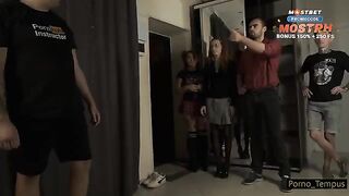 Hot Russian teacher fucked all the girls in hardcore orgy