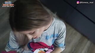 A sister can't start the day without a man's cock in her pussy