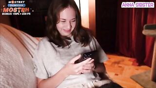 The roommate has a thing for girls and watches porn often