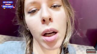 The flatmate-girl doesn’t mind periodic fucking in the kitchen and getting cum in her mouth and pigtails