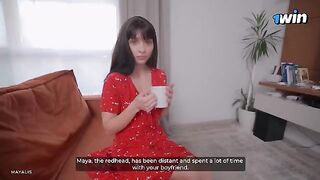 Cheating girlfriend gets fucked by her BF's best friend
