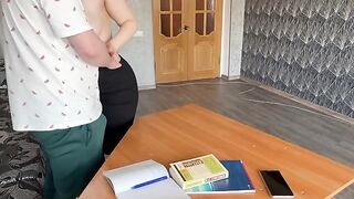 A young student is having an affair with his hot teacher