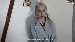 A random girl scared me, but turned out to be a nymphomaniac and fucked me