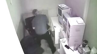 The employee was photographed having sex at work without knowing a camera was there