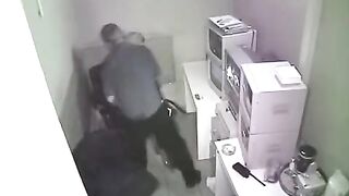 The employee was photographed having sex at work without knowing a camera was there