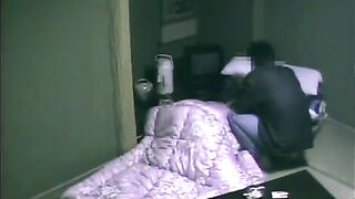 Chained to the bed, I bring my lover to orgasm