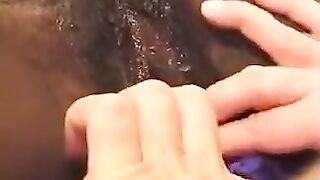 Young black woman fucked by a white old man