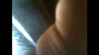 The guy pressed the ass of the girl on the bus hard