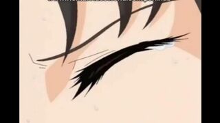 An animated porn comic ends with a cumshot and a squirt