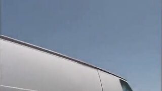 The girl was fucked in the car after a night out with friends