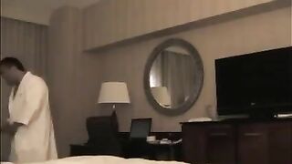 A man brought a whore to the hotel and started undressing her