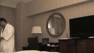 A man brought a whore to the hotel and started undressing her