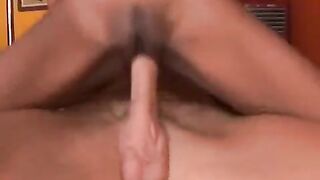 A black woman with a sexy skinny body fucks with a white guy