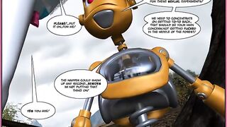 Sex with robots as if from a comic book