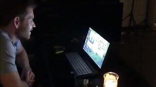 A wife gets horny after watching a porn and fucks with her husband