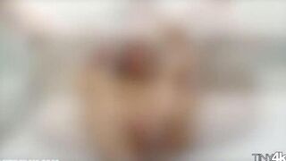 A fat man with a big dick fucks a girl with braces
