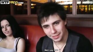 Divorced by Russians for sex in a cafe toilet