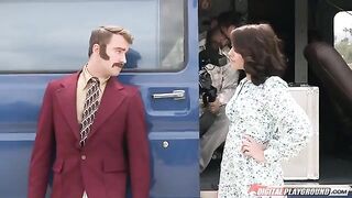 The TV presenter has a colleague after reporting, and it’s a wild ride!
