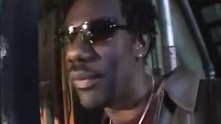 Black guy with thick dick fucks an ass in his pants
