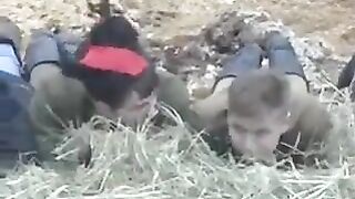 Brought a heifer to the barn and fucked her in the hay, rough ride