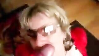 A woman with big boobs in latex looks great and fucks like a slut