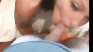 A sexy brunette finished the guy’s cock on her face after sex, showcasing youthful passion
