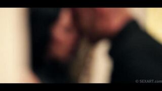 The guy completely satisfied the sultry brunette Gina Devine