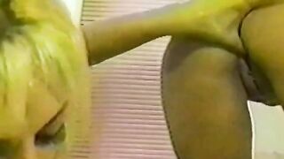 Girls have fun with each other in the shower
