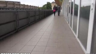 Caught a girl at the station, who was in a precarious situation
