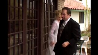 A girl was fucking with her new husband’s friend