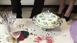 The husband passionately fucked his wife in the bathroom