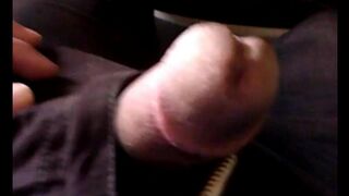 I removed the guy's dick from his pants and started to do a handjob on the bus