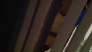 Shooting a hidden camera while neighbors have sex