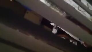 Shooting a hidden camera while neighbors have sex