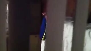Shooting a hidden camera while neighbors have sex