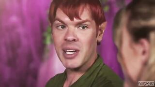 Peter Pan fucked two mermaids in the hottest FFM threesome