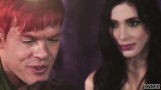 Peter Pan fucked two mermaids in the hottest FFM threesome