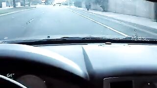 Nikki made a blowjob right in the car, it was a crazy day