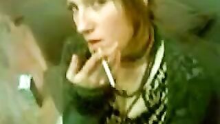 A couple fucked in front of the camera at home