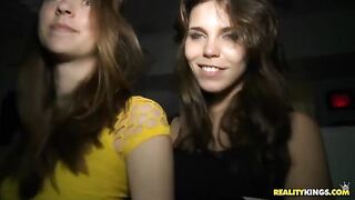 Sexual beauties have a great fun in the night club