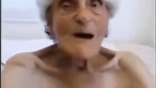 A shocking video of a grandmother getting fucked and finished