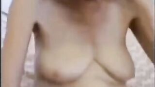 A shocking video of a grandmother getting fucked and finished