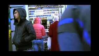Fella ordered a hot blonde and fucked her on the street