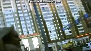 Fella ordered a hot blonde and fucked her on the street